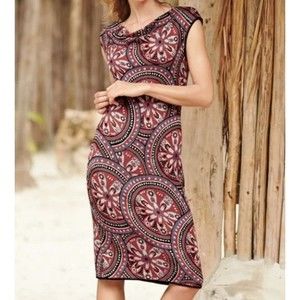 Peruvian Connection Allegra Pima Cotton Sheath Dress Size XS